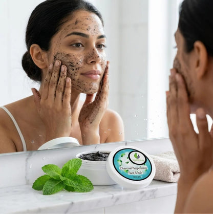 Charcoal & Peppermint Scrub-Mask 100gm